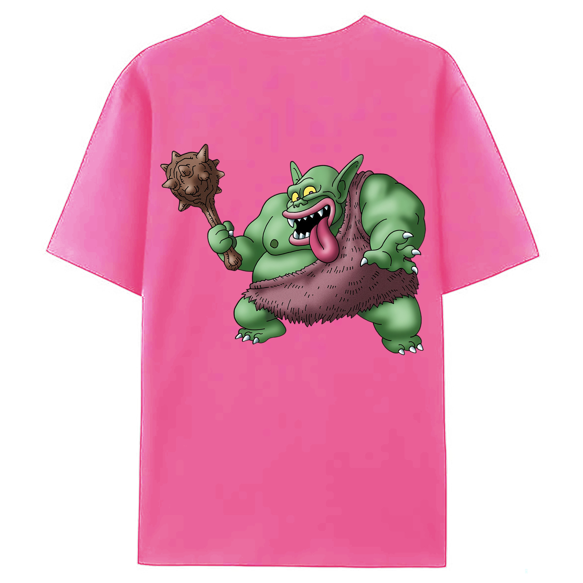 （画像用） ドラゴンクエスト Doragon Kuesuto Dragon Quest レディース半袖Tシャツ(バックプリント)